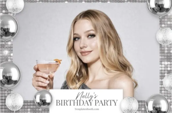 Fotobox Layout Beispiel – Birthday