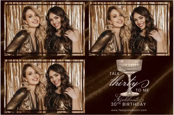 Fotobox Layout Beispiel – Talk Thirty