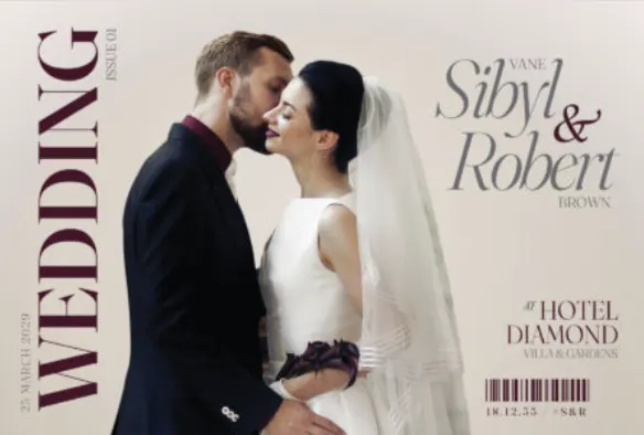 Fotobox Layout Beispiel – Wedding Magazine