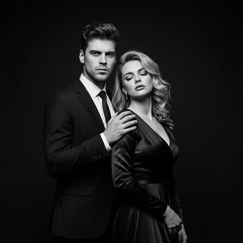 KI-Fotobox Stilwelt Glamour: hochwertiges Portrait vom Event